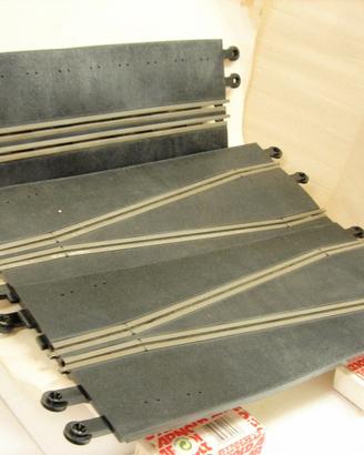 SCALEXTRIC  PT74 + PT75  STRETTOIA  LUNGA