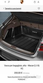 Porsche Macan vasca per bagagliaio.