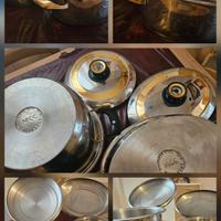 set 2 pentole acciaio inox 18/10