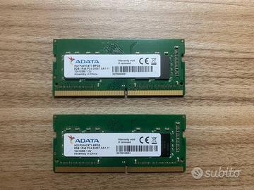 RAM Adata 16 GB 2X8 GB DDR4 - PC4-2400T