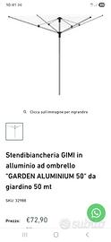 Stendibiancheria ad ombrello GIMI
