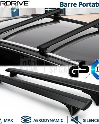 Barre Portatutto per Bmw X3 G45 in Alluminio Nero