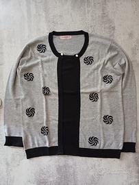 Maglioncino grigio nero angora M/L elegante