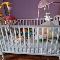 Culla/lettino pali bianco