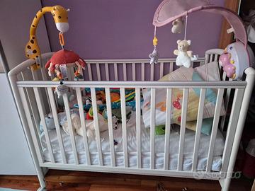 Culla/lettino pali bianco