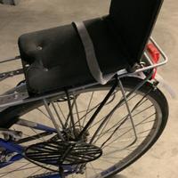 Seggiolino bici bambino, caschetto nuovo,cestino