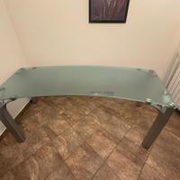 Scrivania in cristallo