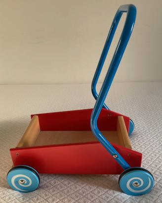 Carrello primi passi-Slow Toys da 12 M+