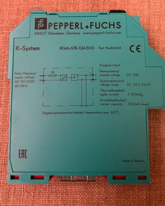 Alimentatore PEPPERL+FUCHS KFA6-STR-1.24.500