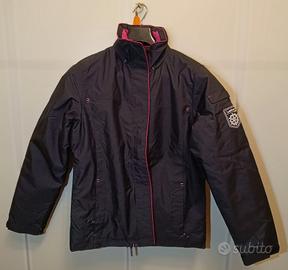 Giacca a vento nera Decathlon 