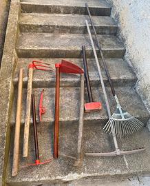 Zappe e utensili vari per giardinaggio