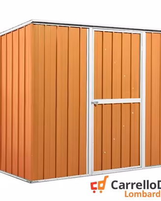 Casetta giardino in Acciaio 260x185 legno chiaro