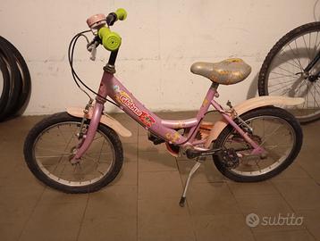 2 biciclette da bimbo/a misure 16/20