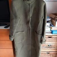 cappotto donna verde scuro 