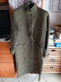 cappotto donna verde scuro 