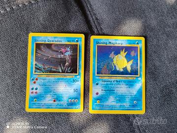 Carte pokemon shining Magikarp e shining Gyarados