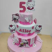 Torta scenografica Hello Kitty - Decorazione