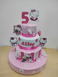 Torta scenografica Hello Kitty - Decorazione