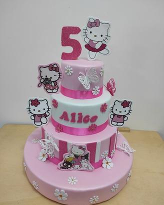 Torta scenografica Hello Kitty - Decorazione