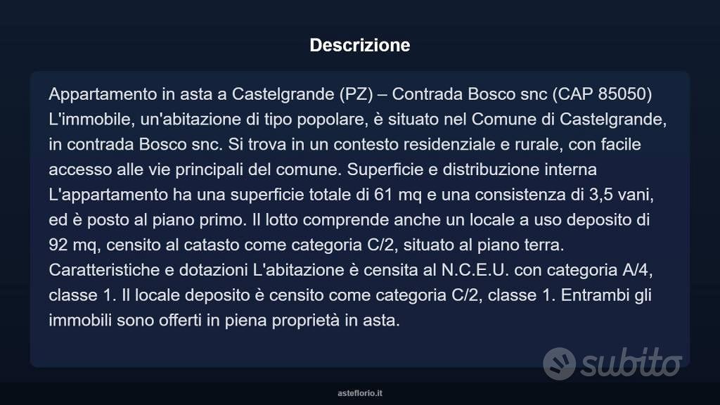 Appartamento – PZ - Vista 4