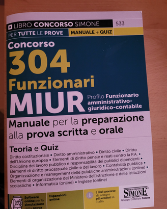 Concorso funzionari MIUR