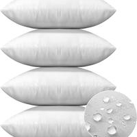 Artscope Set di 4 Cuscini Impermeabile Imbottitura