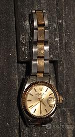 Rolex Date Lady ref. 6917 acciaio oro vintage