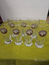 Set 7 bicchieri birra Theresianer 0,40cl nuovi 