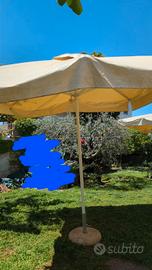 ombrelloni da esterno- palo centrale con base