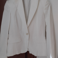 Giacca Sisley bianca taglia 48