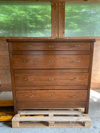 Comò in legno olmo restaurato