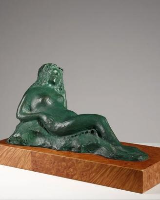 Aligi Sassu, "Arianna", Scultura Bronzo Sanzanobi
