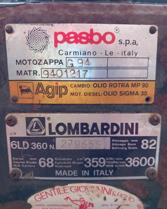 motozappa cv 10 prendo permute agricole o 