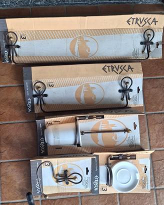 kit accessori bagno  set 5 per 