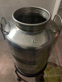 Contenitore per alimenti accisio inox 18/10 - 50 l