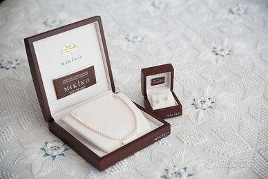 Parure Mikiko perle coltivate oro 18 kt - completa