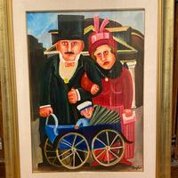 Quadro dipinto Franz Borghese copia d’autore