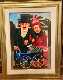 Quadro dipinto Franz Borghese copia d’autore