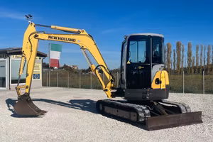 MINIESCAVATORE NEW HOLLAND E 50.2 + MARTELLO