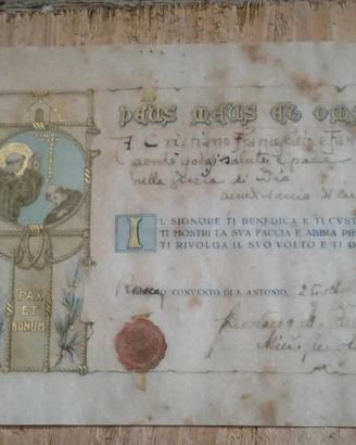 Pergamena di Sant’Antonio