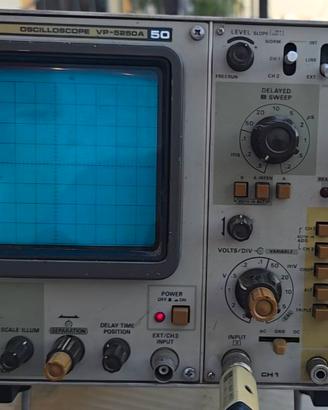 oscilloscopio national 50 Mhz