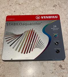 Pastelli aquacolor arty stabilo 24pz