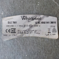 Scheda lavatrice whirpool mod. dlc 7001