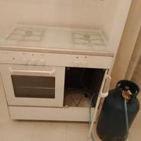 Cucina a gas con forno e bombola – Funzionante, pr