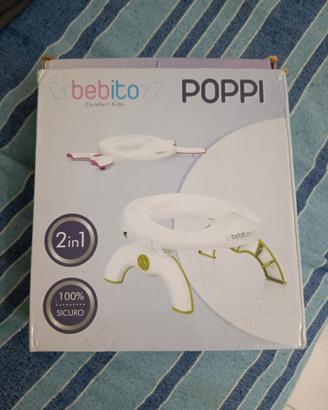 Vasino da viaggio 2 in 1 Bebito Poppy + sacchetti