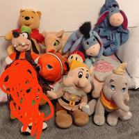 Peluche giganti pupazzi Disney cartoni animati 