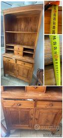 Credenza rustica in legno massello vintage