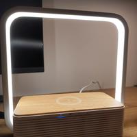 Lampada LED USB con wireless charger e Bluetooth