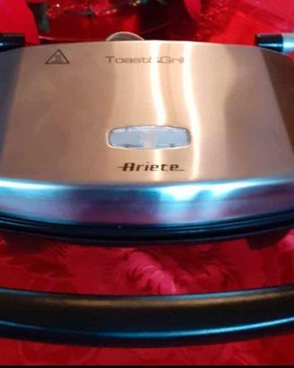 Piastra elettrica antiaderente rigata.Marca Ariete