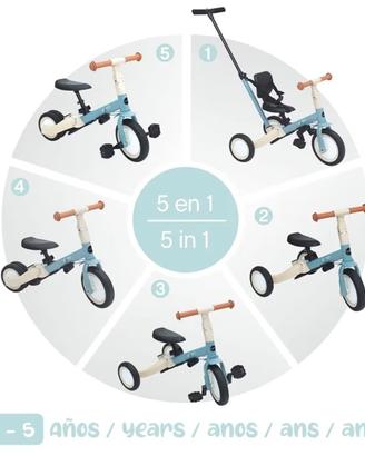 Triciclo 5 in 1 